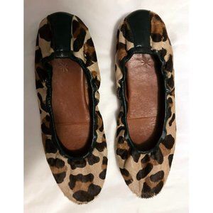 Isabel Marant Etoile Leopard Ponyhair Ballet Flats Size 40